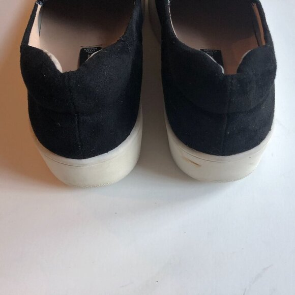 Steven By Steve Madden Womens Black Suede Hilda Platform Slip-On Sneakers Size 8 - Picture 6 of 7